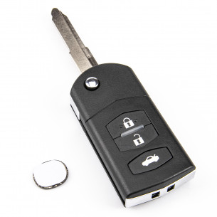 Mazda Key Shell With 3 Buttons - Aftermarket