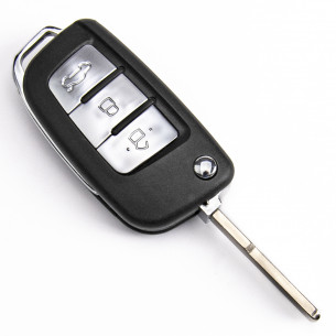Ford Flip Key Cover With 3 Buttons - Aftermarket