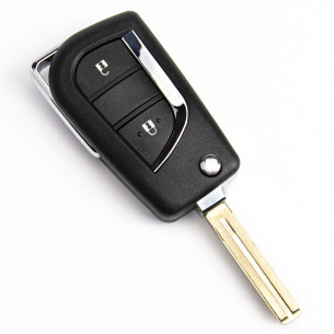 Key Cover for Toyota Avensis Aygo Corolla B3E2F2R With 2 Buttons - Aftermarket