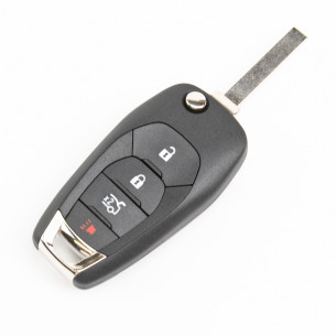 Chevrolet Flip Key Cover With 4 Buttons - Aftermarket
