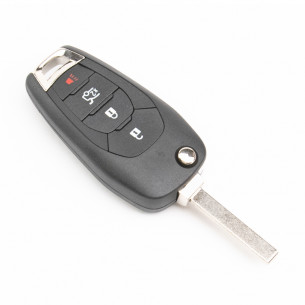Chevrolet Flip Key Cover With 4 Buttons - Aftermarket