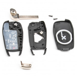 Chevrolet Flip Key Cover With 4 Buttons - Aftermarket