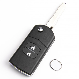Mazda Key Shell With 2 Buttons - Aftermarket