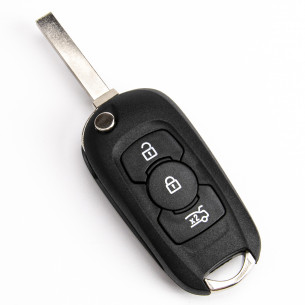 Opel Flip Key Housing With 3 Buttons - Aftermarket