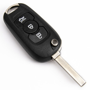 Opel Flip Key Housing With 3 Buttons - Aftermarket