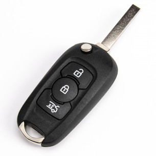 Opel Flip Key Housing With 3 Buttons - Aftermarket