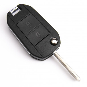 Peugeot Flip Key Upgrade / Conversion Kit With 2 Buttons - Aftermarket