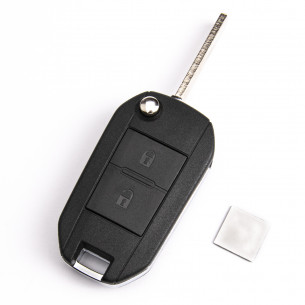 Peugeot Flip Key Upgrade / Conversion Kit With 2 Buttons - Aftermarket