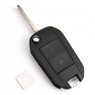 Peugeot Flip Key Upgrade / Conversion Kit With 2 Buttons - Aftermarket