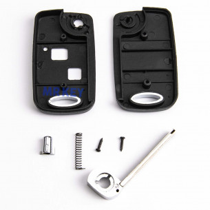Key Conversion Kit for Toyota Avensis Yaris Corolla 890704221184 With 2 Buttons - Aftermarket