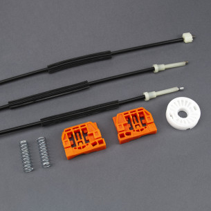 Front Left Right Window Regulator Repair Set For VW - Aftermarket