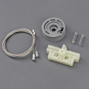 Front Left Window Regulator Repair Set For Fiat Citroen Peugeot - Aftermarket