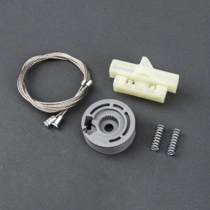Front Right Window Regulator Repair Set For Fiat Citroen Peugeot - Aftermarket