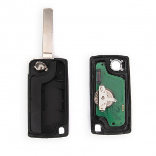 Funk Schlüssel für Peugeot 807 1007 433Mhz FSK 0523 ID46 PCRC29 - Aftermarket