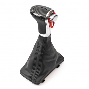 Gear Knob Shift Boot Automatic LHD For Audi A4 A5 A6 Q5