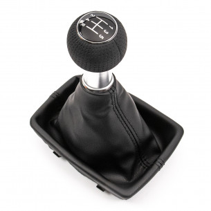Gear Shift Knob With Boot For Audi A4 B6 B7 5 Speed