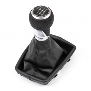 Gear Shift Knob With Boot For Audi A4 B6 B7 8E 6 Speed