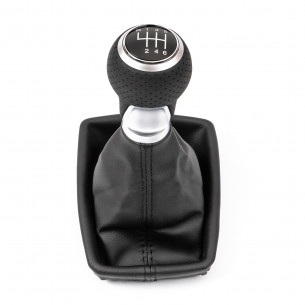 Gear Shift Knob With Boot For Audi A4 B6 B7 8E 6 Speed
