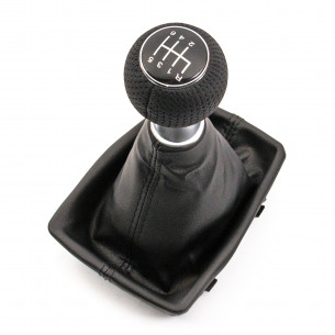 Gear Shift Knob With Boot For Audi A4 B6 B7 8E 6 Speed