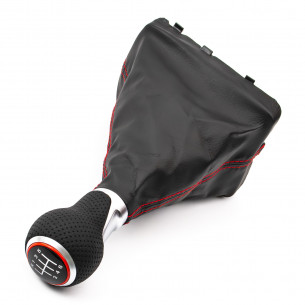 Gear Shift Knob With Boot For Audi A6 4F C6 6 Speed