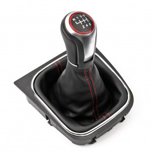 Gear Shift Knob With Boot For VW EOS Golf 5 6 Jetta 6 Speed