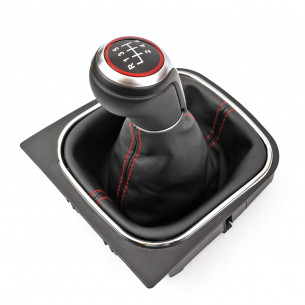 Gear Shift Knob With Boot For VW EOS Golf 5 6 Jetta 6 Speed