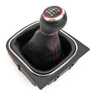 Gear Shift Knob With Boot For VW EOS Golf 5 6 Jetta 6 Speed