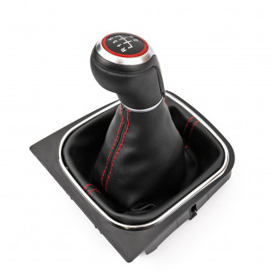 Gear Shift Knob With Boot For VW EOS Golf 5 V 6 VI Jetta 5 Speed