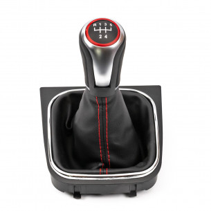 Gear Shift Knob With Boot For VW EOS Golf 5 V 6 VI Jetta 5 Speed