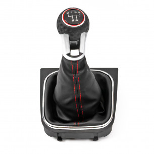 Gear Shift Knob With Boot For VW Golf 5 V 6 VI Jetta 5 Speed