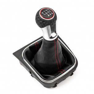 Gear Shift Knob With Boot For VW Golf 5 V 6 VI Jetta 6 Speed