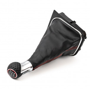 Gear Shift Knob With Boot For VW Golf 5 V 6 VI Jetta 6 Speed