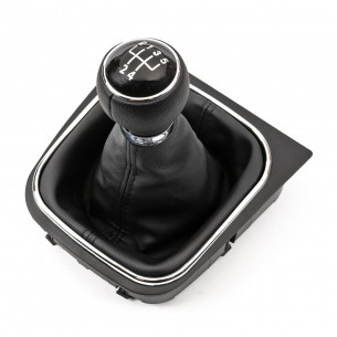 Gear Shift Knob With Boot For VW Golf V VI Jetta 5 Speed