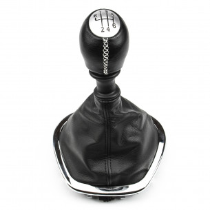 Gear Shift Stick Knob with Boot 6-Speed For Opel Fiat Renault - Aftermarket