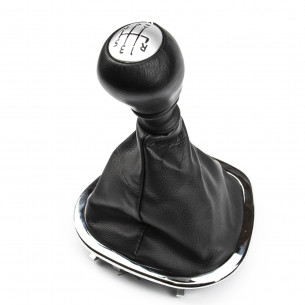 Gear Shift Stick Knob with Boot 6-Speed For Opel Fiat Renault - Aftermarket