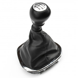 Gear Shift Stick Knob with Boot 6-Speed For Opel Fiat Renault - Aftermarket