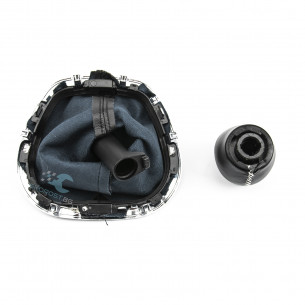 Gear Shift Stick Knob with Boot 6-Speed For Opel Fiat Renault - Aftermarket