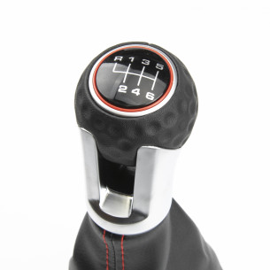Gear Shift Stick Knob with Boot 6-Speed LHD For VW - Aftermarket