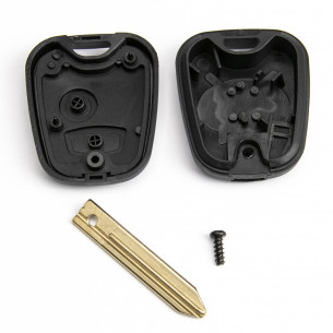 Peugeot Guscio Chiave Con 2 Pulsanti - Aftermarket