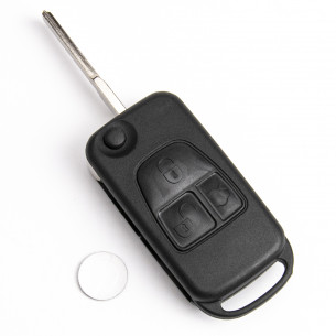 Mercedes Guscio Chiave Con 3 Pulsanti - Aftermarket