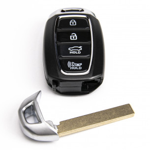 Hyundai Guscio chiave con 4 pulsanti - Aftermarket