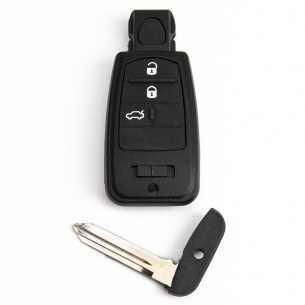 Fiat Guscio Chiave con 3 Pulsanti - Aftermarket