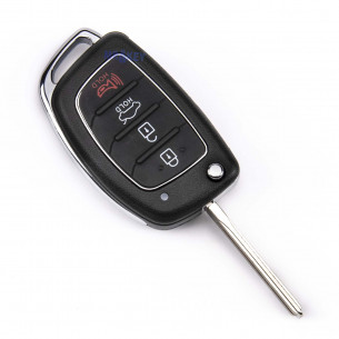 Hyundai Guscio Chiave Con 4 Pulsanti - Aftermarket