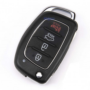 Hyundai Flip Key Cover With 4 Buttons - Aftermarket