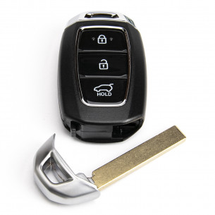 Hyundai i30 Santa Fe Kona Elantra Avante kulcsház 3 gombbal