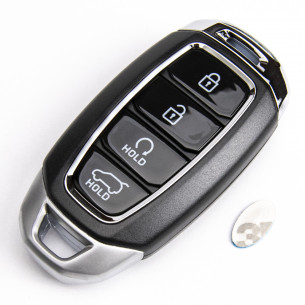 Hyundai Key Cover With 4 Buttons - Aftermarket