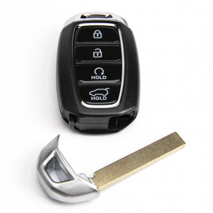 Hyundai Key Cover With 4 Buttons - Aftermarket