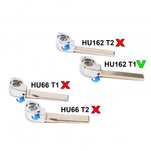 Key Blade HU162 T1 for VW Seat Skoda Cupra - Aftermarket