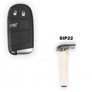 Emergency Key Blade SIP22 for Fiat