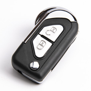 Citroen Flip Key Case With 2 Buttons - Aftermarket